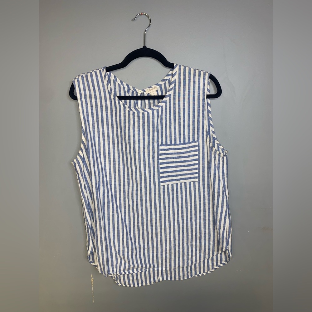 J Crew Stripes Tank Top
